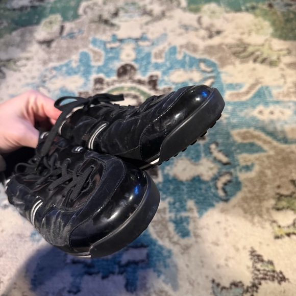 Tod’s Black Velvet & Patent Leather Sneakers – Size 39 (US 8.5–9) - Picture 8 of 9